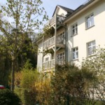 Aussenansicht Ferienwohnung mit Meerblick